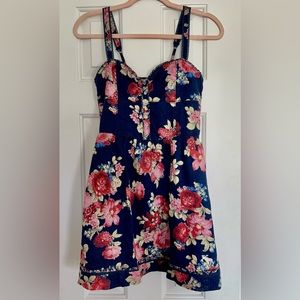 Abercrombie & Fitch XS floral minidress with adjustable straps